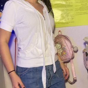 Juicy short sleeve hoodie